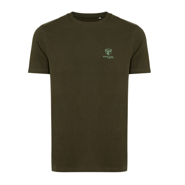 Tričko IQONIQ Bryce z recykl. bavlny - Khaki / M