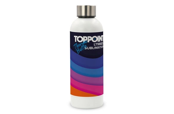 Thermo bottle with sublimation finish 500ml - White