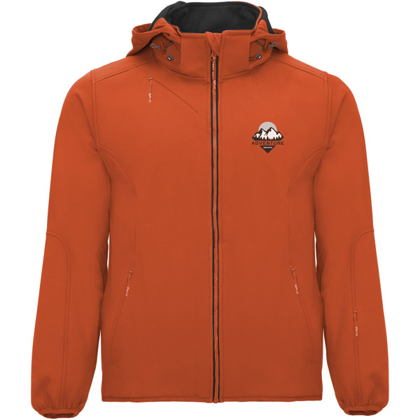 Giacca softshell unisex Siberia - Vermillon Orange / XL