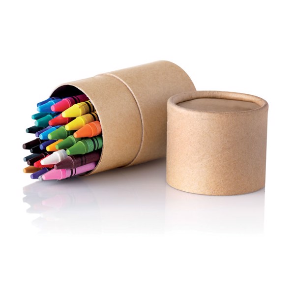 MB - 30 wax crayons Striper