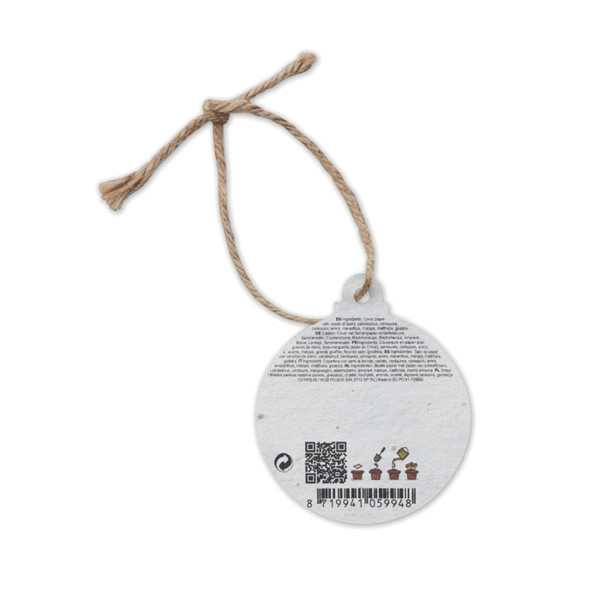 MB - Seed paper Xmas ornament Bauseed