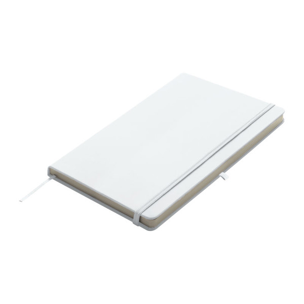 A5 Soft PU Notebook Kiel - White