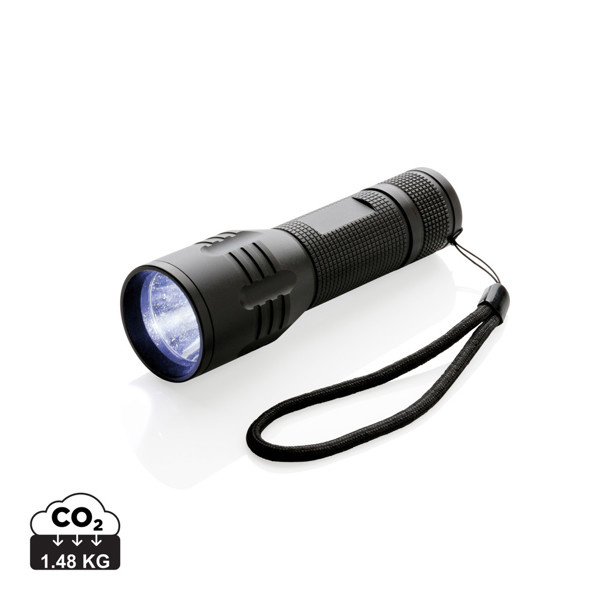 3W medium CREE torch - Black