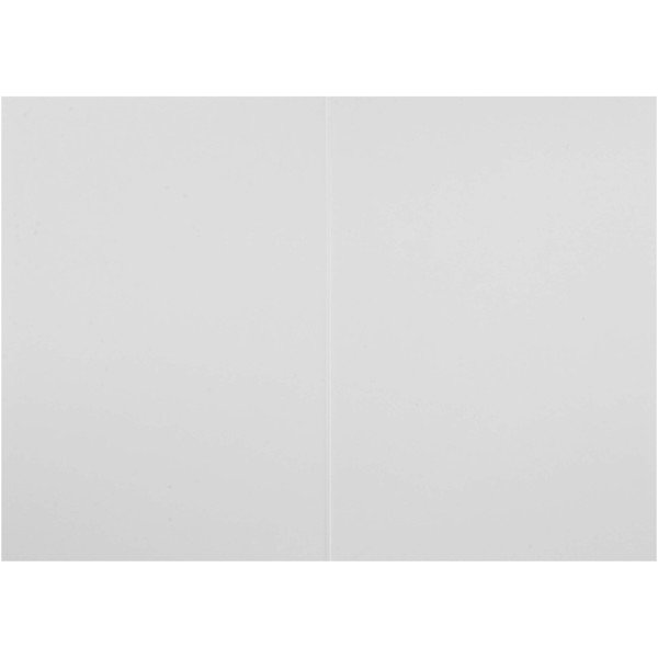 Herald A5 greeting card - White