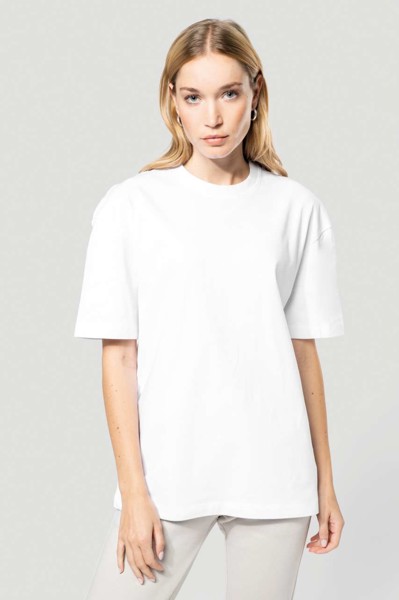 Oversized Short Sleeve Unisex T-Shirt - White / S