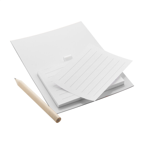 Magnetic Notepad Pecfri - White