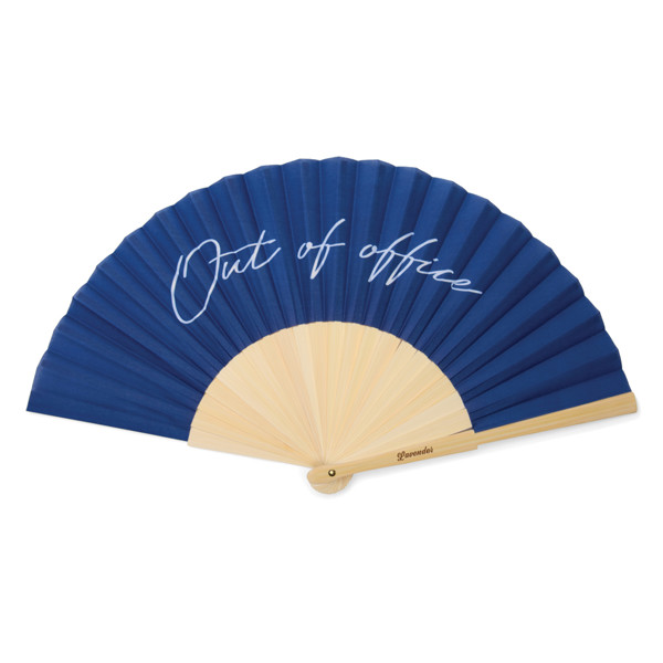 Ruční ventilátor VINGA Out of office - Námořní Modř / Bílá