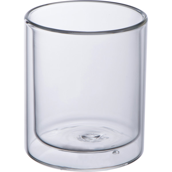 Double-walled cappuccino cup 200ml EMILIAN - Transparent