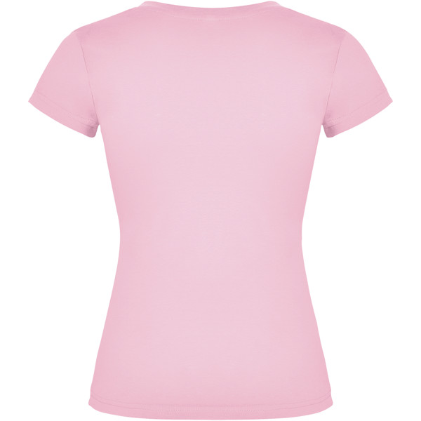 T-shirt a maniche corte con scollo a V da donna da 155 g/m² Victoria - Rosa chiaro / M