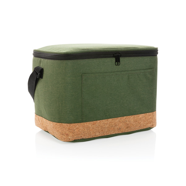 Impact XL cooler bag, rPET,cork,fits 12 cans - Green