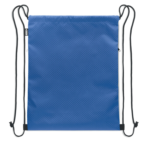 Sac à cordon en 420D RPET Daykit - Bleu Royal