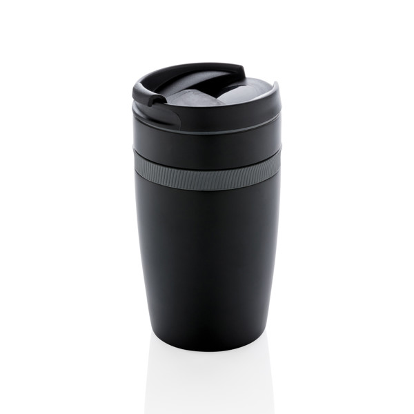 Xd Xclusive vacuum coffee tumbler, 280ml - Black / Grey