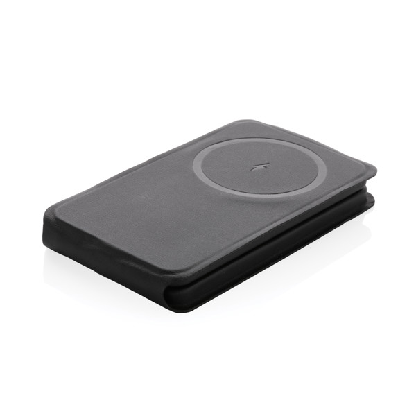Swiss Peak 3-in-1 wireless charger, 15W, recycled PU