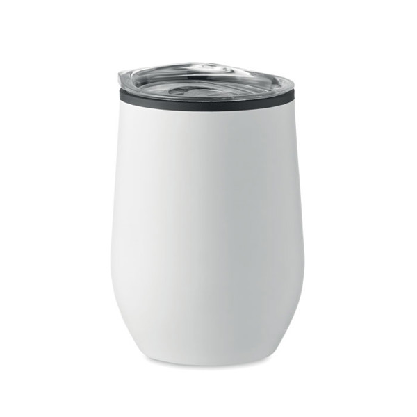 Chin Chan travel mug, stainless steel, 350 ml - White