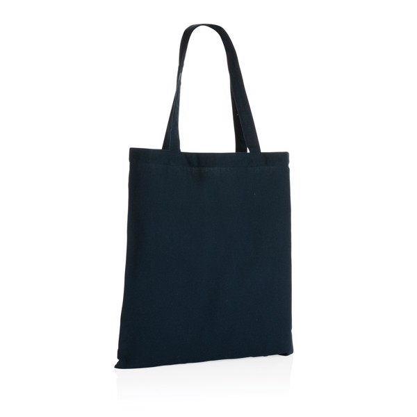 Sac tote bag en coton recyclé 145 gr Impact AWARE™ - Bleu Marine