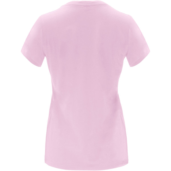T-shirt a maniche corte da donna Capri - Rosa chiaro / 3XL