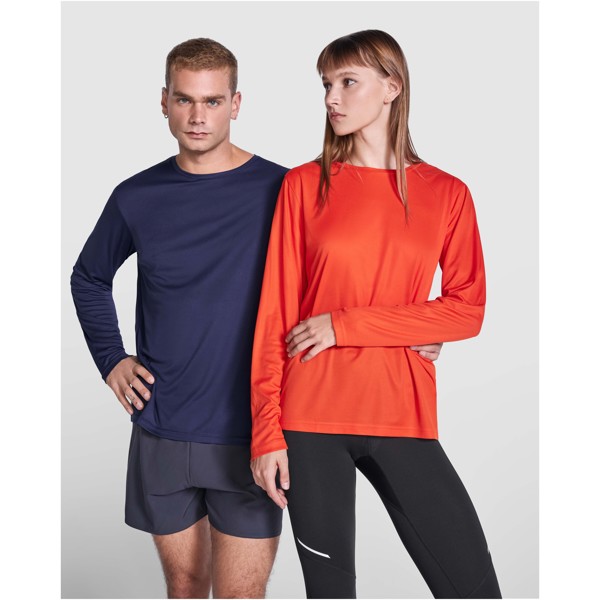 T-shirt a maniche lunghe unisex Estoril - Nero / S