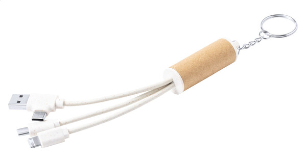 Prívesok na kľúče s USB nabíjacím káblom Paplen