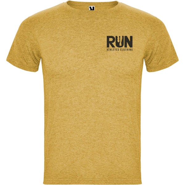 T-shirt a maniche corte da uomo da 150 g/m² Fox - Senape melange / XL