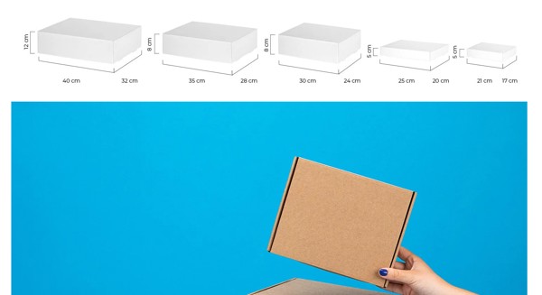 Gift boxes - foldable - from stock