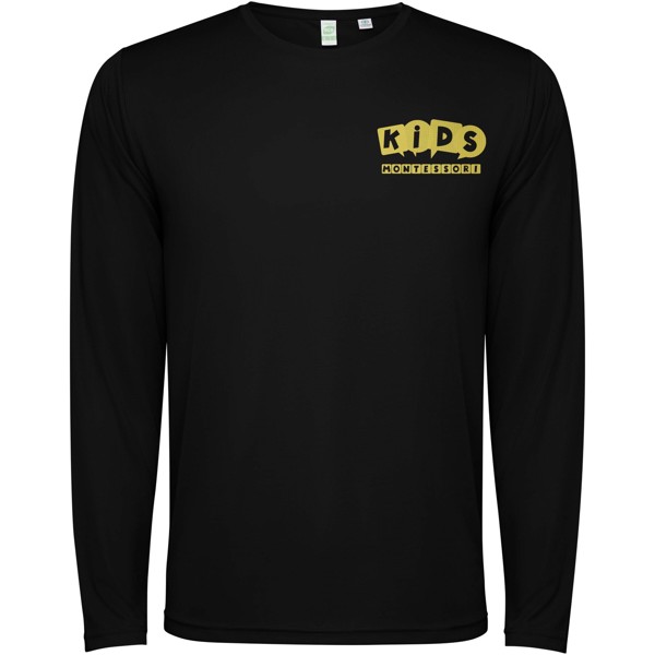 T-shirt a maniche lunghe da bambino Estoril - Nero / 4