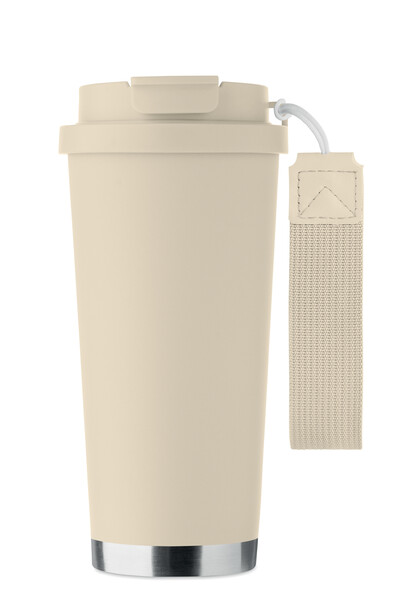Double wall tumbler 500ml Topaz Large - Beige