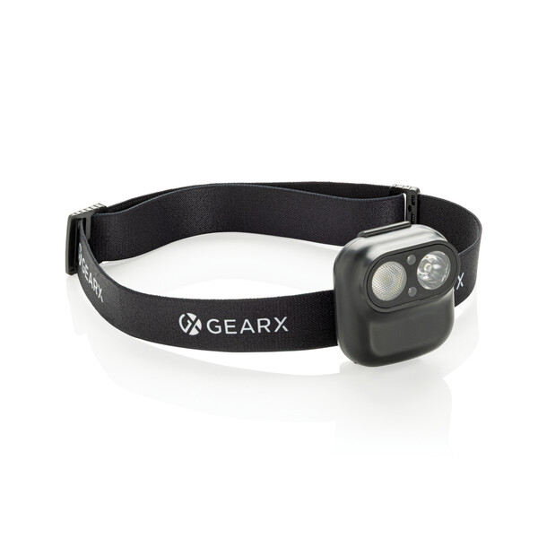 Gear X RCS recycled plastic hoofd lamp met motion sensor