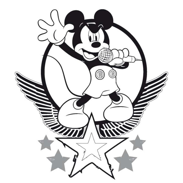 Poznámkový Kalendár Mickey Mouse – Diy: Maľovankový Kalendár, 30 x 30 cm