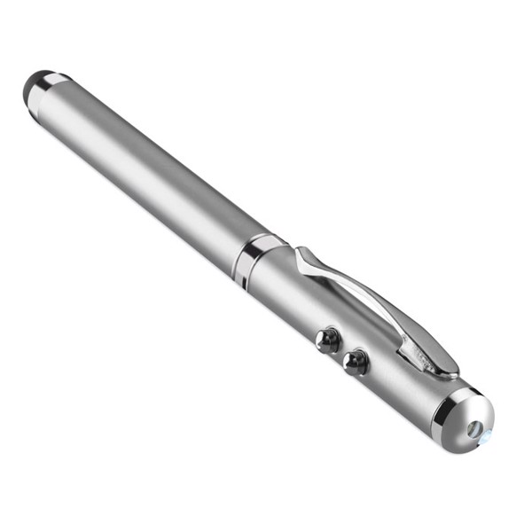 Triolux metal stylus pen, LED, laser pointer