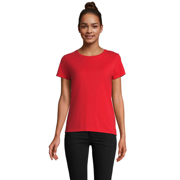 bright red shirt womens