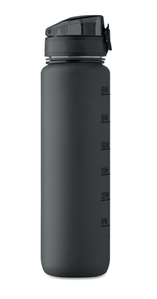 Sports water bottle RPET 1L Isforden Mark - Black
