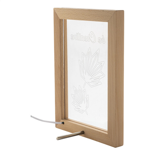 Trophée lampe LED Woodiframe