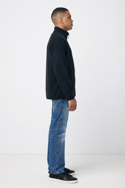 Polaire à zip en polyester recyclé IQONIQ Talung - Noir / XS