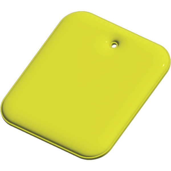 Pendente refletor de PVC retangular XXL RFX™ - Amarelo neón