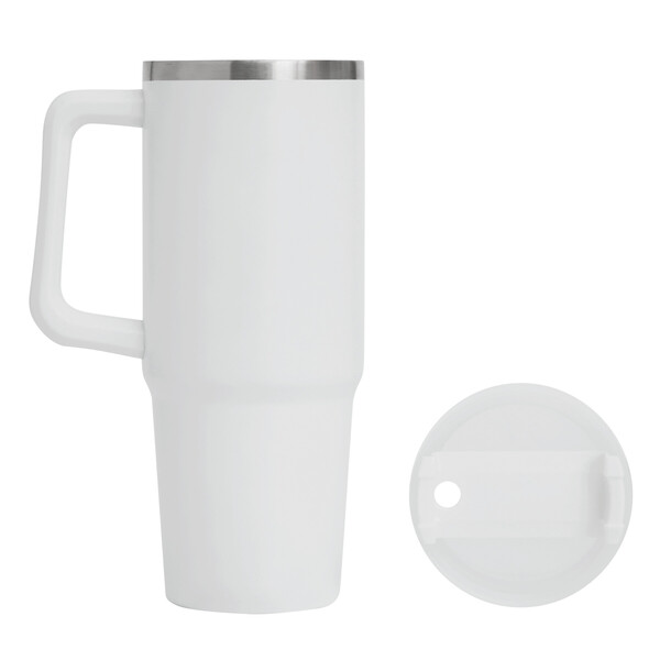 Vacuum Drinking Cup Drink Deluxe - White