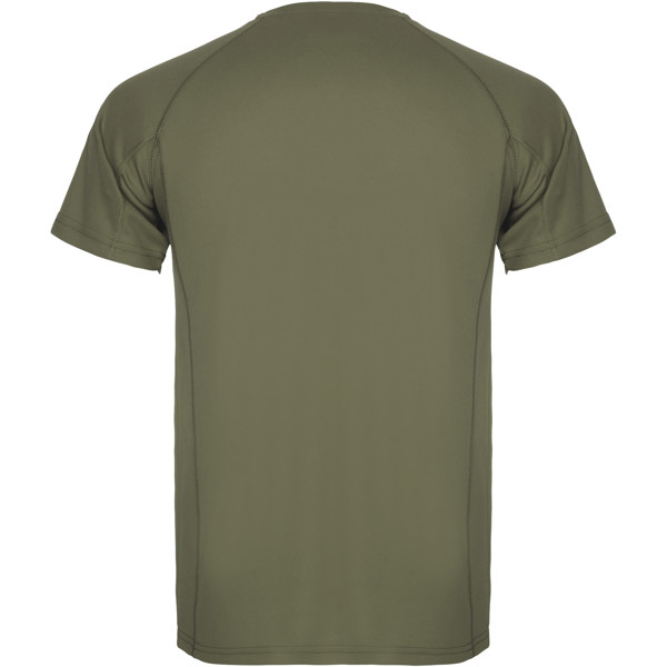 T-shirt sportiva da uomo a maniche corte Montecarlo - Verde militare / 2XL