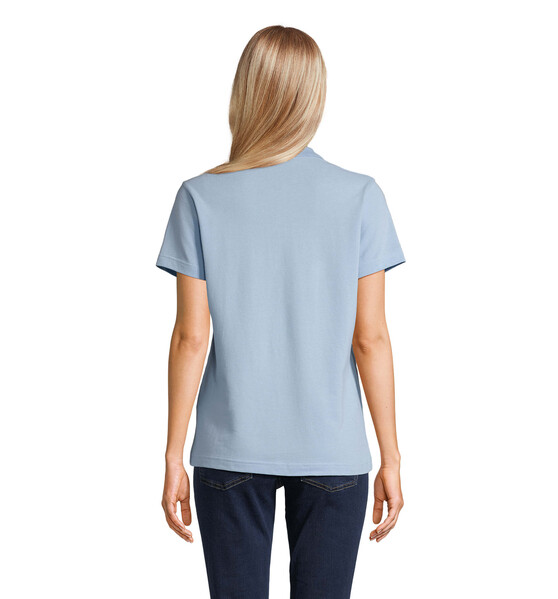 PULSE WOMEN POLO - Niebieski / L