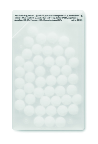 Dispenser per mentine Mintcard - Trasparente