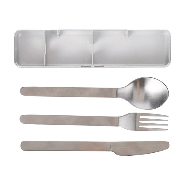 Cutlery set Brisio | 3 pcs - white
