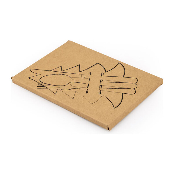Cutlery pad in Christmas tree shape Duffel