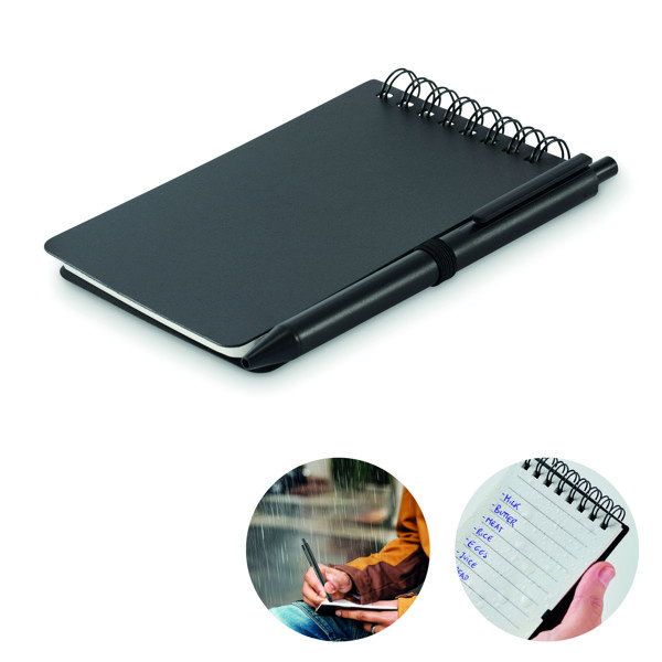 Water repellent notepad Kit