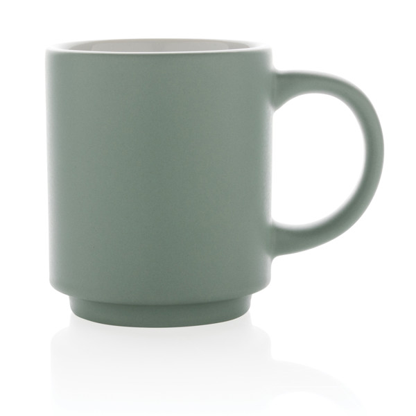 Ceramic stackable mug 180ml - Green