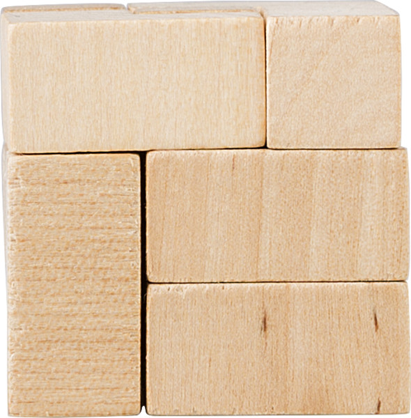 Puzzle de cubo de madeira Amber