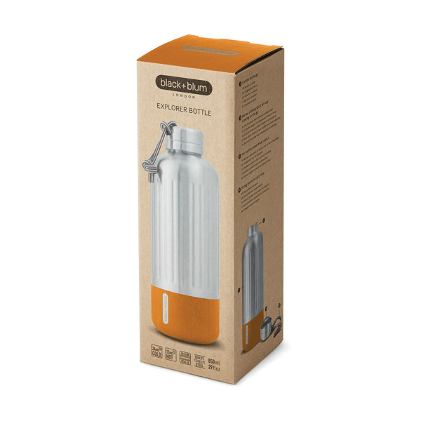 Velká termo láhev Explorer 850ml Black+Blum - Oranžová