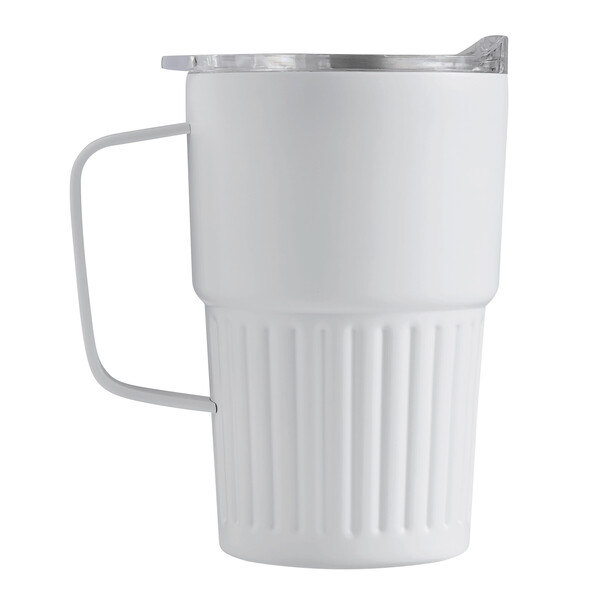 Vacuum Drink Mug Wave Hold - White