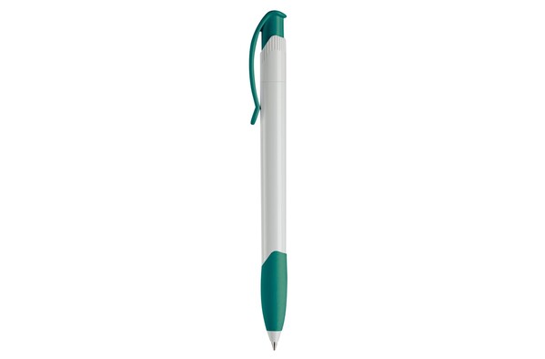 Apollo ball pen hardcolour - White / Turquoise