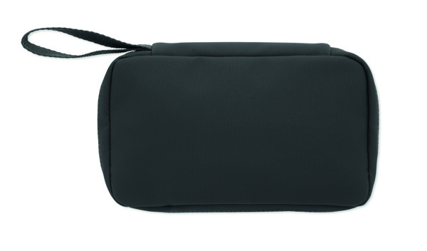 Toiletry bag 600D RPET Vanit - Black