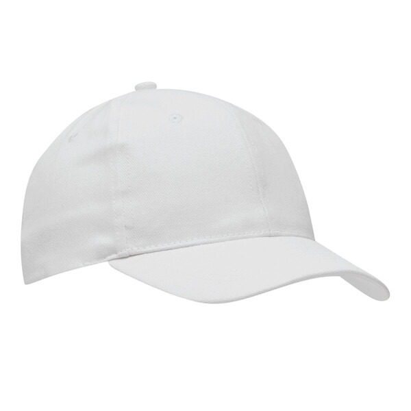 6-Panel Baseball Cap Cotture - White