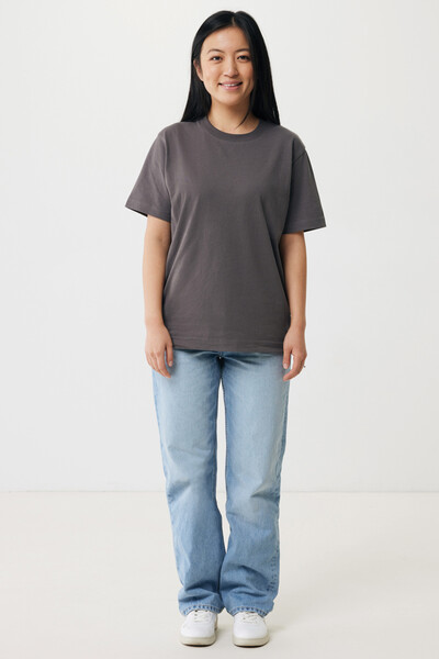 Iqoniq Kakadu relaxed recycled cotton t-shirt - Anthracite / XXL