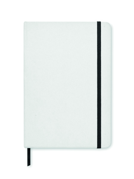 Bloco A5 de cartão reciclado Stein - Branco